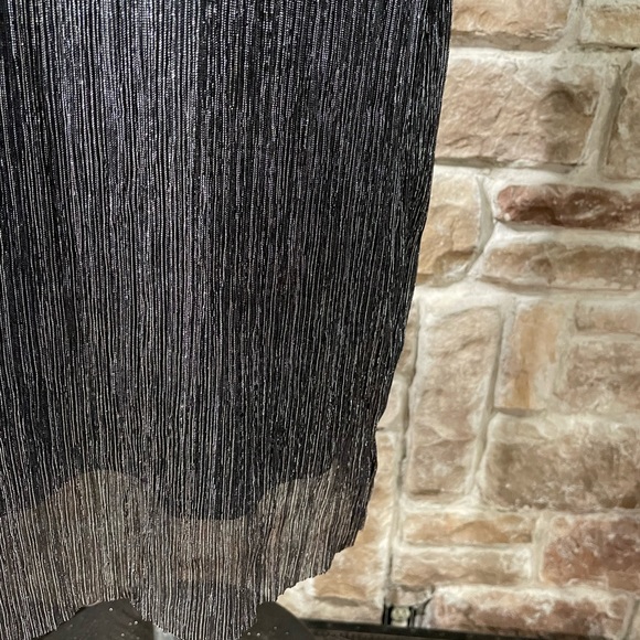 Bar III Sheer Metallic Slip Dress. Shortened. Size XL - Picture 4 of 6